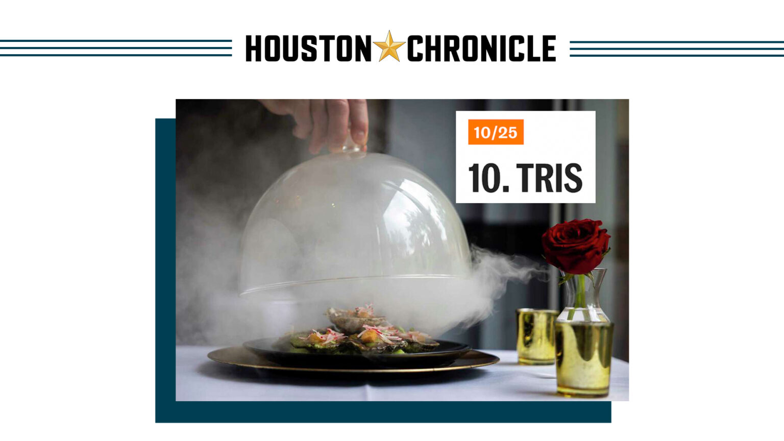 TRIS Ranked 10 in Houston Chronicle's Top 100 Restaurants of 2022 » TRIS